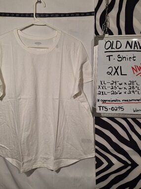NWT Old Navy Shirt, White, 2XL